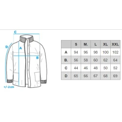 Vīriešu tumši zila ziemas jaka Elot