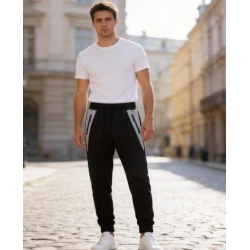 Vīriešu melnas bikses Doni