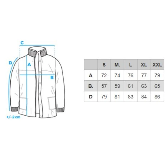Vīriešu violeta ziemas jaka Elan