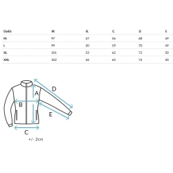 Sieviešu melna ziemas jaka Fibin