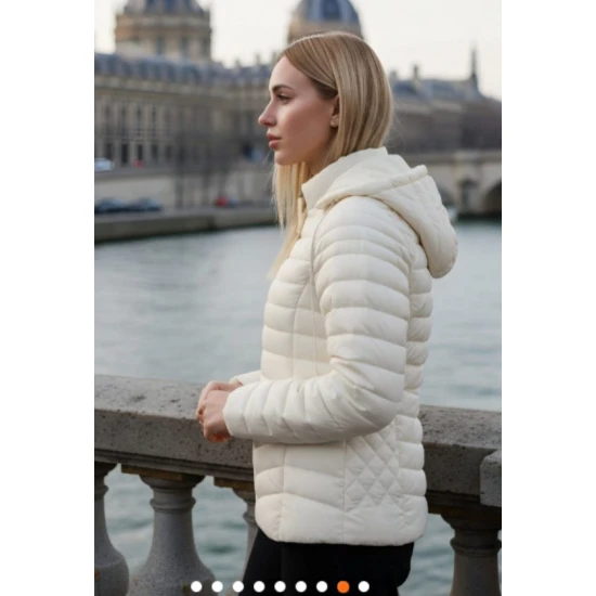 Sieviešu balta jaka Kaja Sieviešu jakas