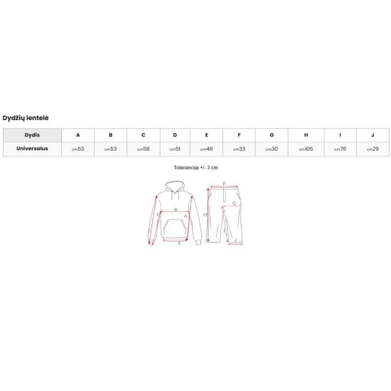Sieviešu divdaļīgs melns komplekts Emilin Sieviešu uzvalki