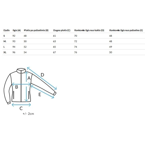 Sieviešu stepēta melna jaka Bela