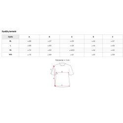 Vīriešu balta oversize T-krekls „Perfect“