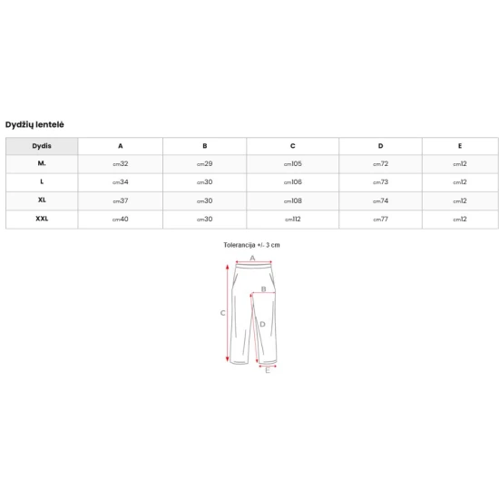 Vīriešu melnās bikses Blim Bikses