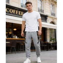 Vīriešu gaiši pelēkas bikses Clif