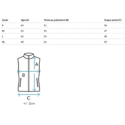 Sieviešu brūna veste Rosil