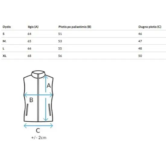Sieviešu melna veste Rosil Sieviešu vestes