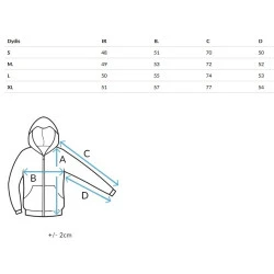 Sieviešu rozā džemperis ar kapuci Trend