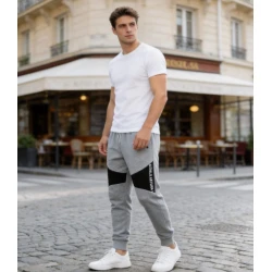 Vīriešu gaiši pelēkas bikses Arton