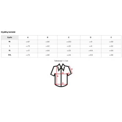 Vīriešu melns svītrains polo krekls Captain