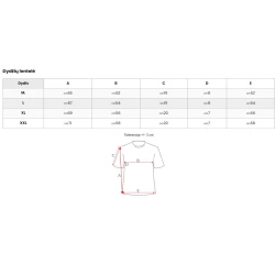 Vīriešu melns/balts T-krekls Billy