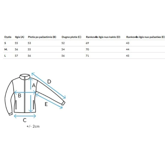 Sieviešu melna pārejas jaka Unika Sieviešu jakas