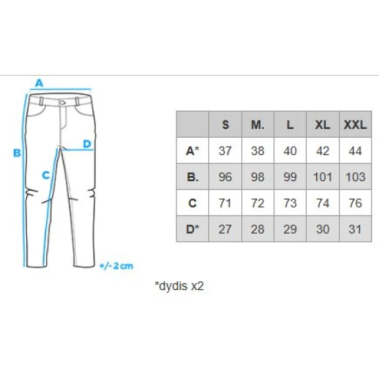 Vīriešu melni džinsi Andre
