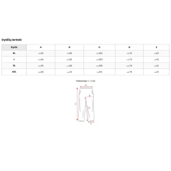 Astin vīriešu melnās bikses