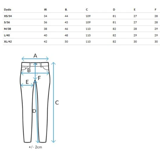 Sieviešu platās melnās džinsu bikses Adel Džinsi un bikses