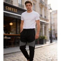 Vīriešu melnas bikses Arton