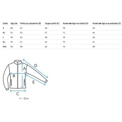 Gaiši pelēka dāmu jaka Moli
