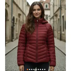 Sieviešu bordo krāsas jaka Kaja