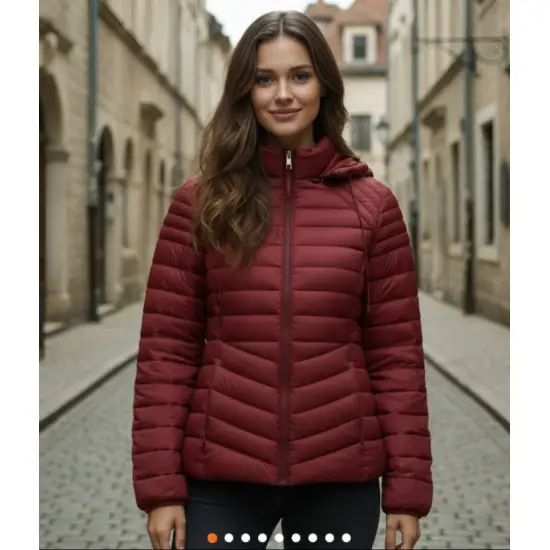 Sieviešu bordo krāsas jaka Kaja Sieviešu jakas