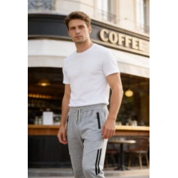 Vīriešu gaiši pelēkas bikses Jasper