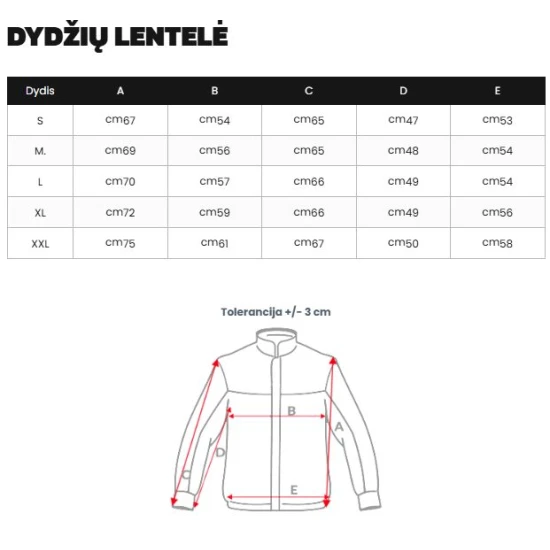 Vīriešu melna jaka Falcan