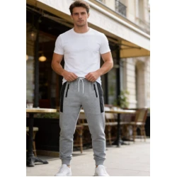 Vīriešu gaiši pelēkas bikses Jackson