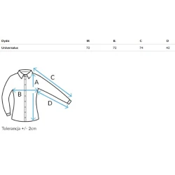 Sieviešu lielizmēra zaļš krekls Mona 