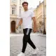 Vīriešu melnas bikses Jackson Gadījuma bikses
