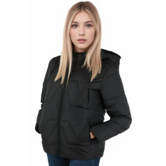 Sieviešu jaka Mija melnā krāsā Sieviešu jakas