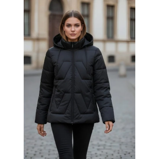 Sieviešu jaka Mija melnā krāsā Sieviešu jakas