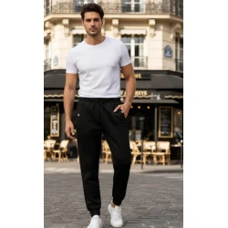 Vīriešu melnas bikses Reben