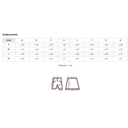 Sieviešu piparmētru krāsas svārki-šorti Melin