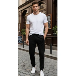 Vīriešu melnas bikses Norman