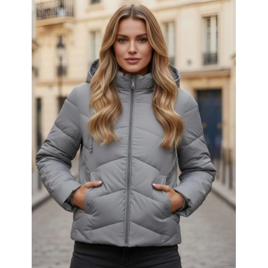 Sieviešu jaka Camil pelēka Sieviešu jakas