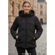 Camil sieviešu jaka melnā krāsā