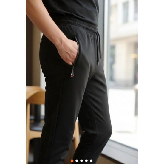 Vīriešu melnas bikses Benet Bikses