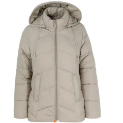 Sieviešu jaka Camil brūnā krāsā