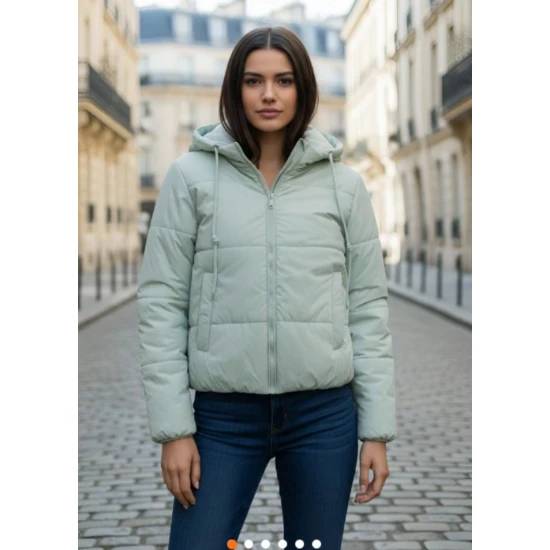 Sieviešu jaka Alin, piparmētru krāsā Sieviešu jakas