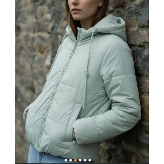 Sieviešu jaka Alin, piparmētru krāsā Sieviešu jakas