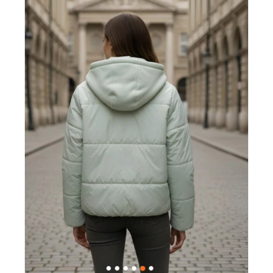 Sieviešu jaka Alin, piparmētru krāsā Sieviešu jakas