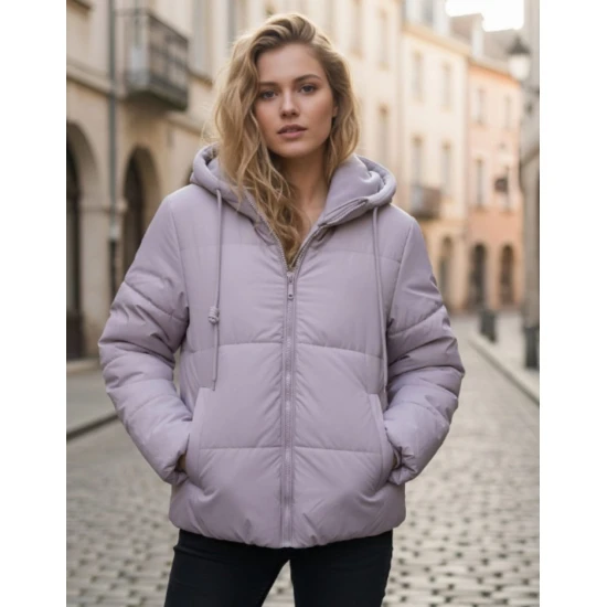 Sieviešu jaka Alin rozā Sieviešu jakas