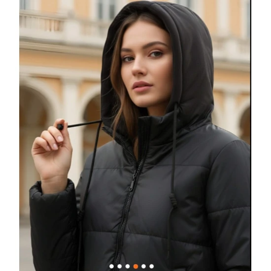 Sieviešu jaka Alin melnā krāsā Sieviešu jakas