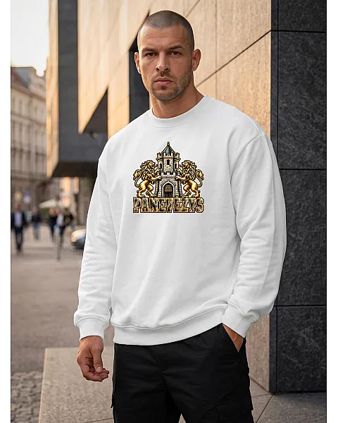 Vīriešu balts džemperis Panevēžā