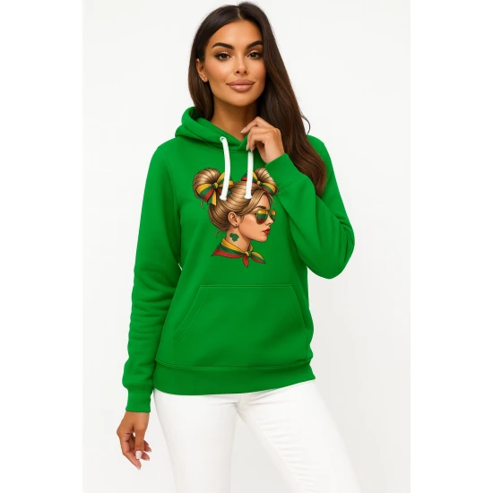 Sieviešu zaļš džemperis Lietuvaitė