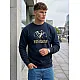 Men's dark blue sweater Visaginas