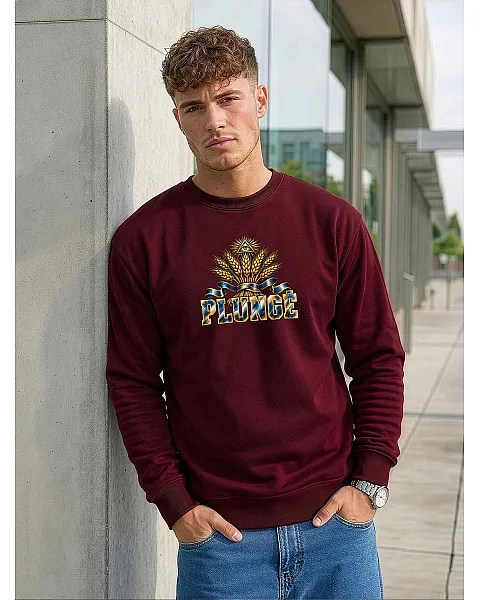 Vīriešu bordo krāsas džemperis Plungė