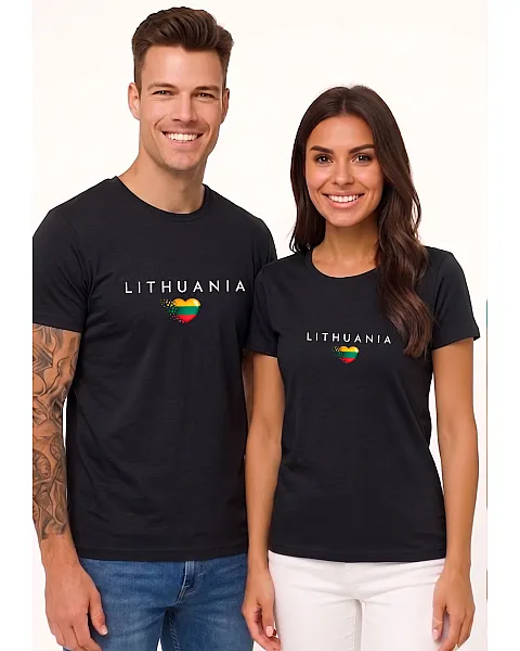 Melno krekla komplekts „Lietuva“ (balts)