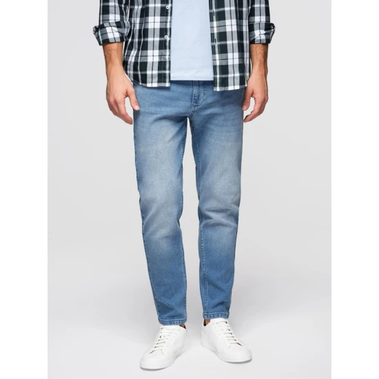 Vīriešu gaiši zili džinsi Luca Džinsi un džogeri