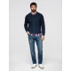 Vīriešu tumši zili džinsi Benit
